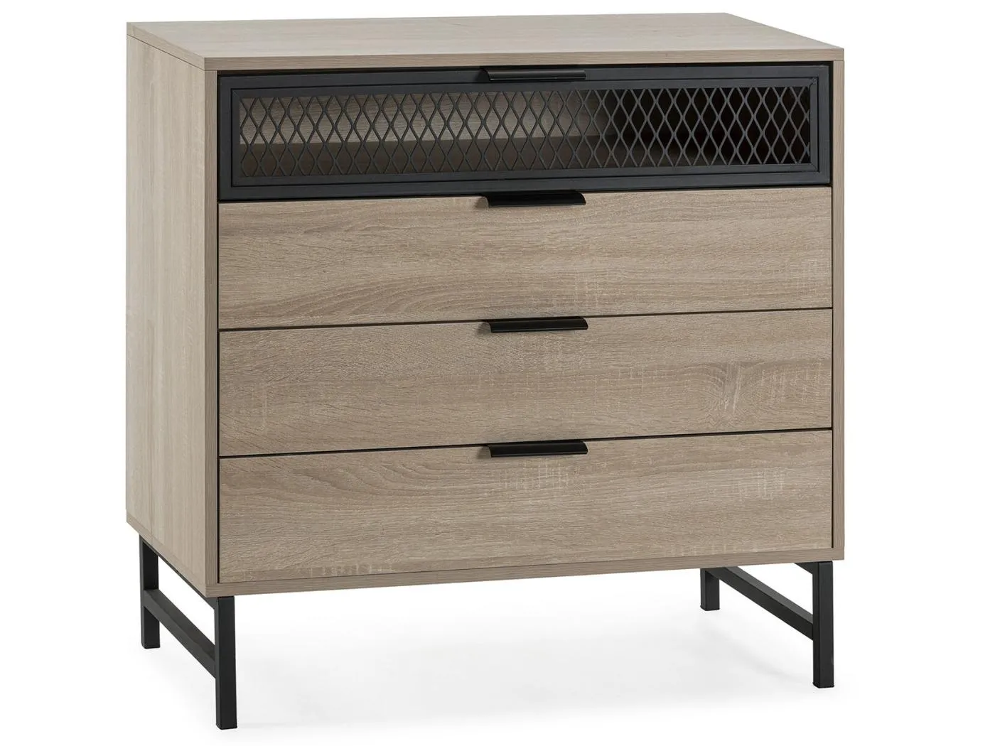 Kommode Hera 3 Schubladen holzfarben