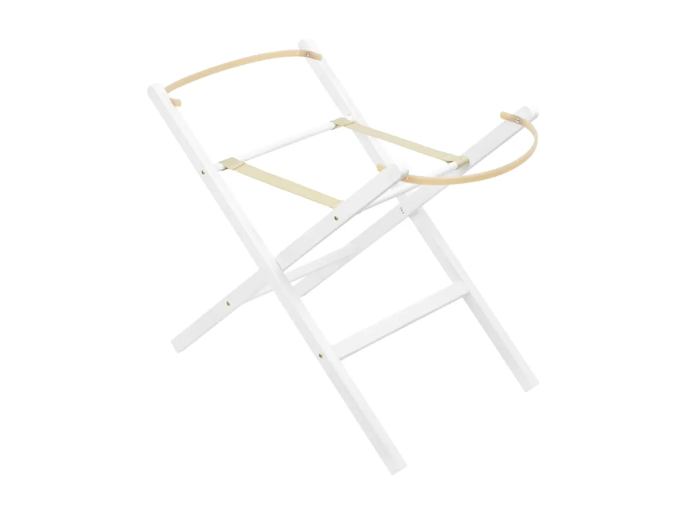 Zusammenklappbares Tragekorbgestell Weiß