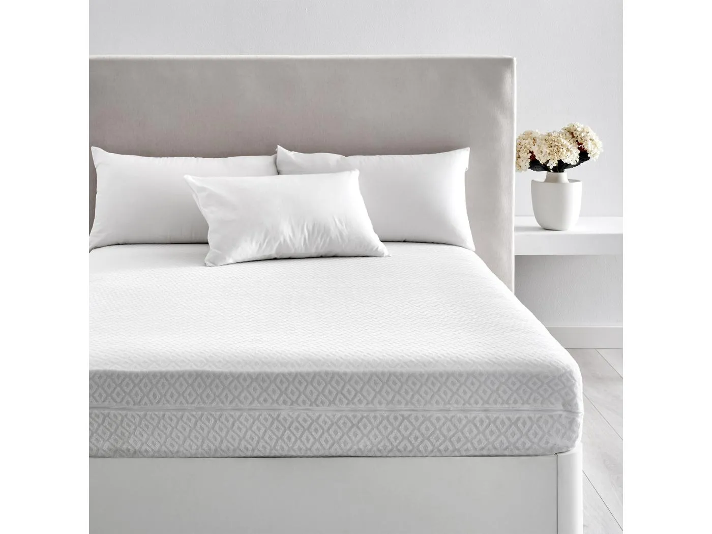 Atmungsaktiver Frottee-Matratzenbezug, antiallergisch