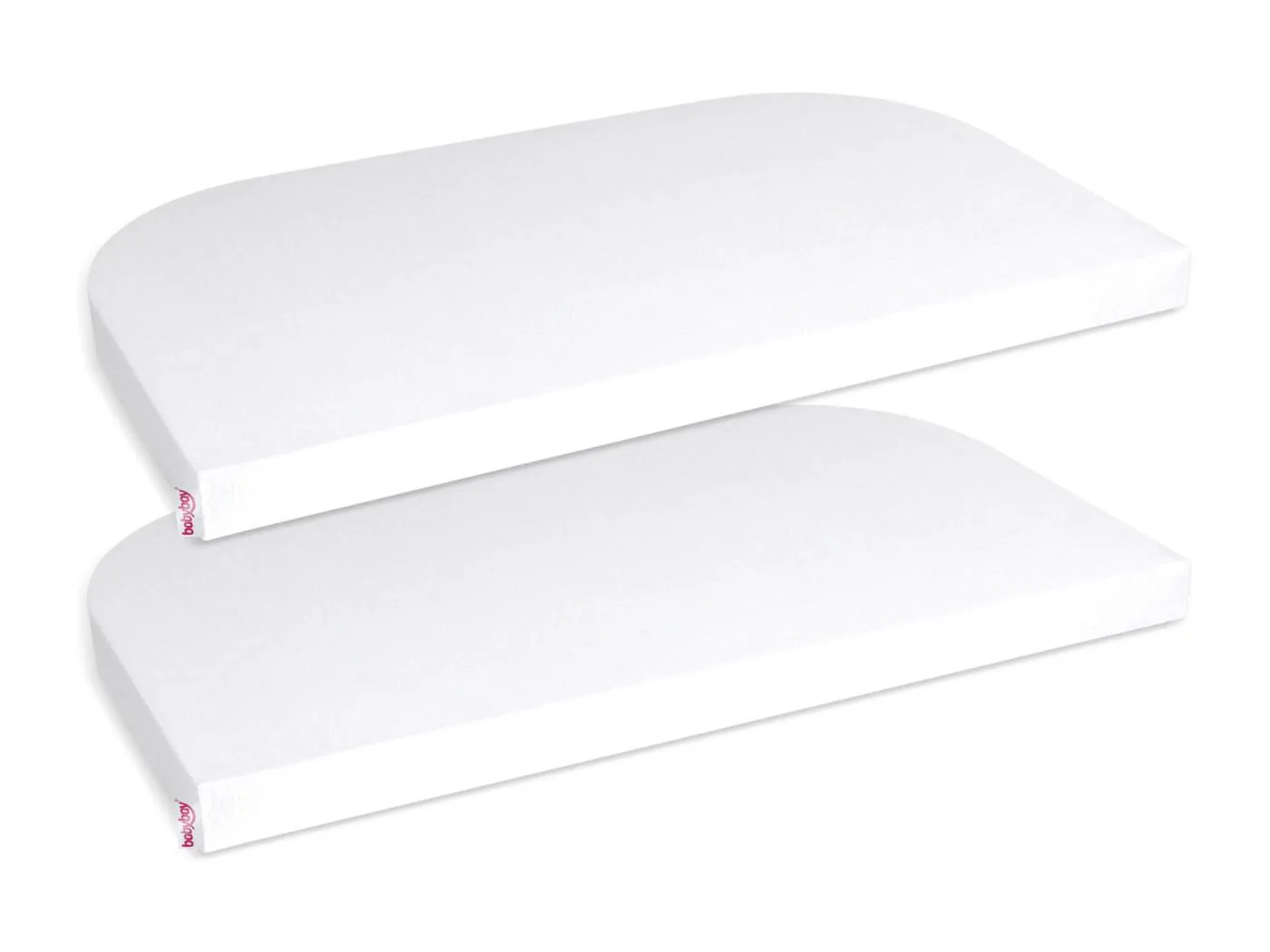 2er-Set Spannbettlaken für Babybay Maxi Comfort + Cododo Matratze