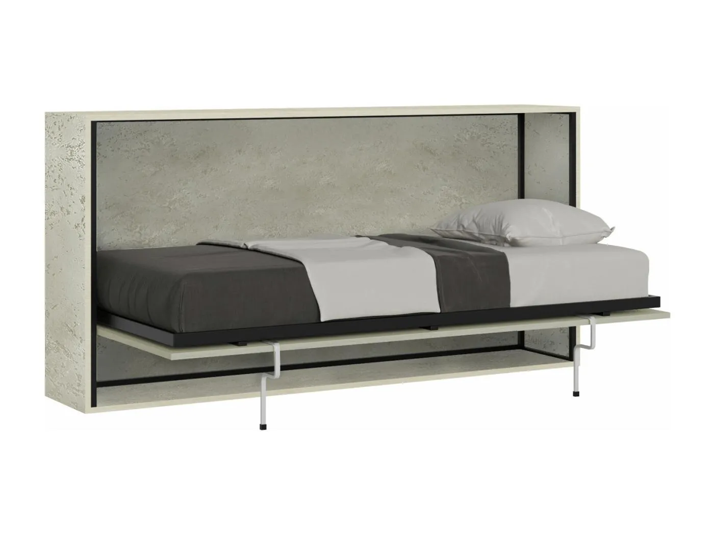 Einzelklappbett aus Kaschmir Kando