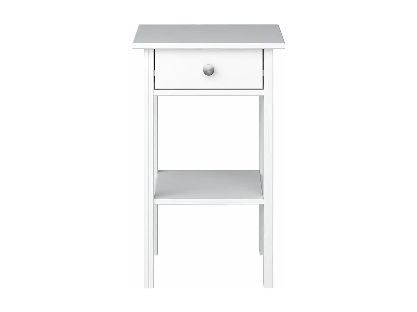 Mulon Nachttisch 1 Schubladen weiß rein.