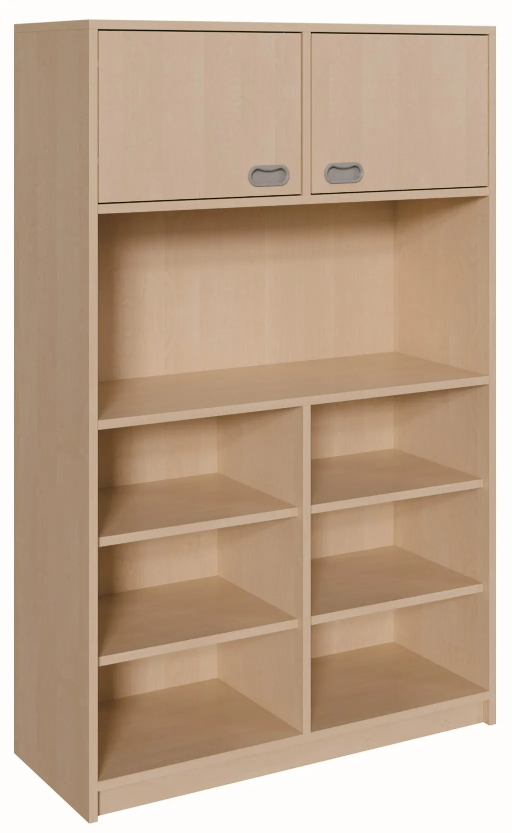 Regal mit geschlossenem Oberschrank, Breite 102 cm, doppeltürig
