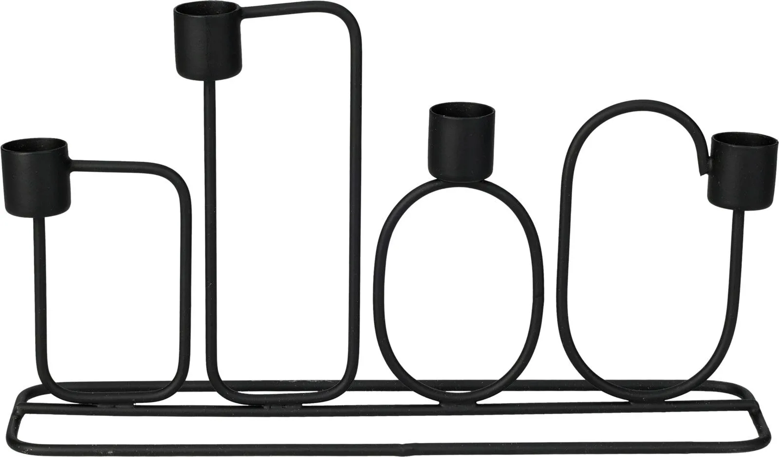 Kerzenhalter FOUR schwarz 341462