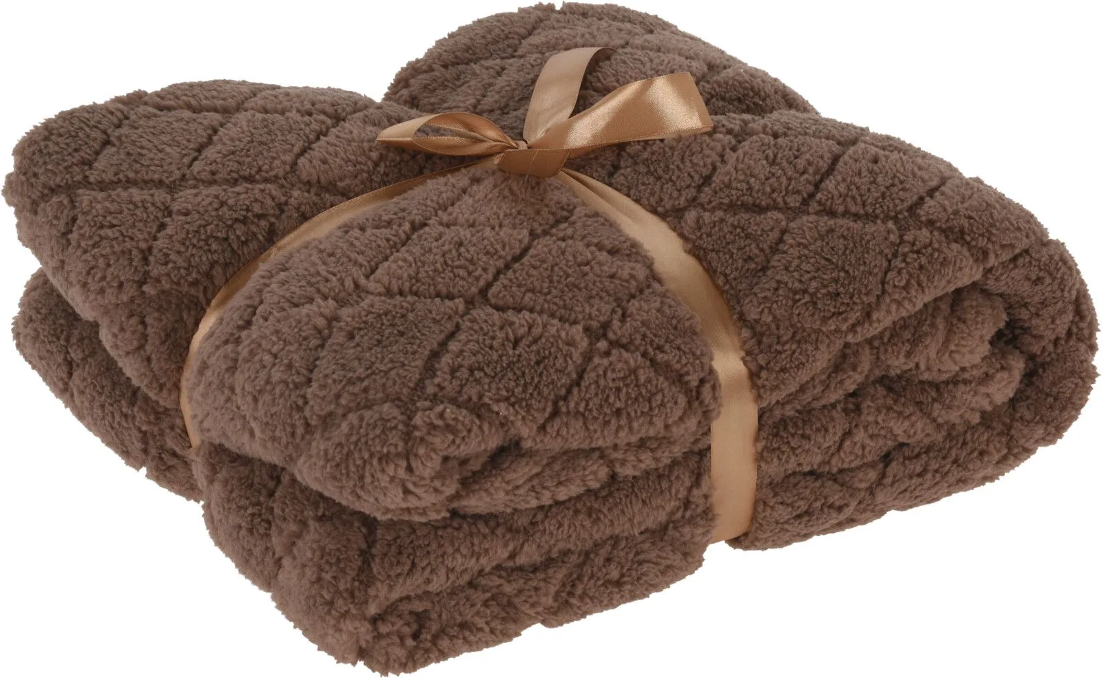 Decke STRIPED braun 341819