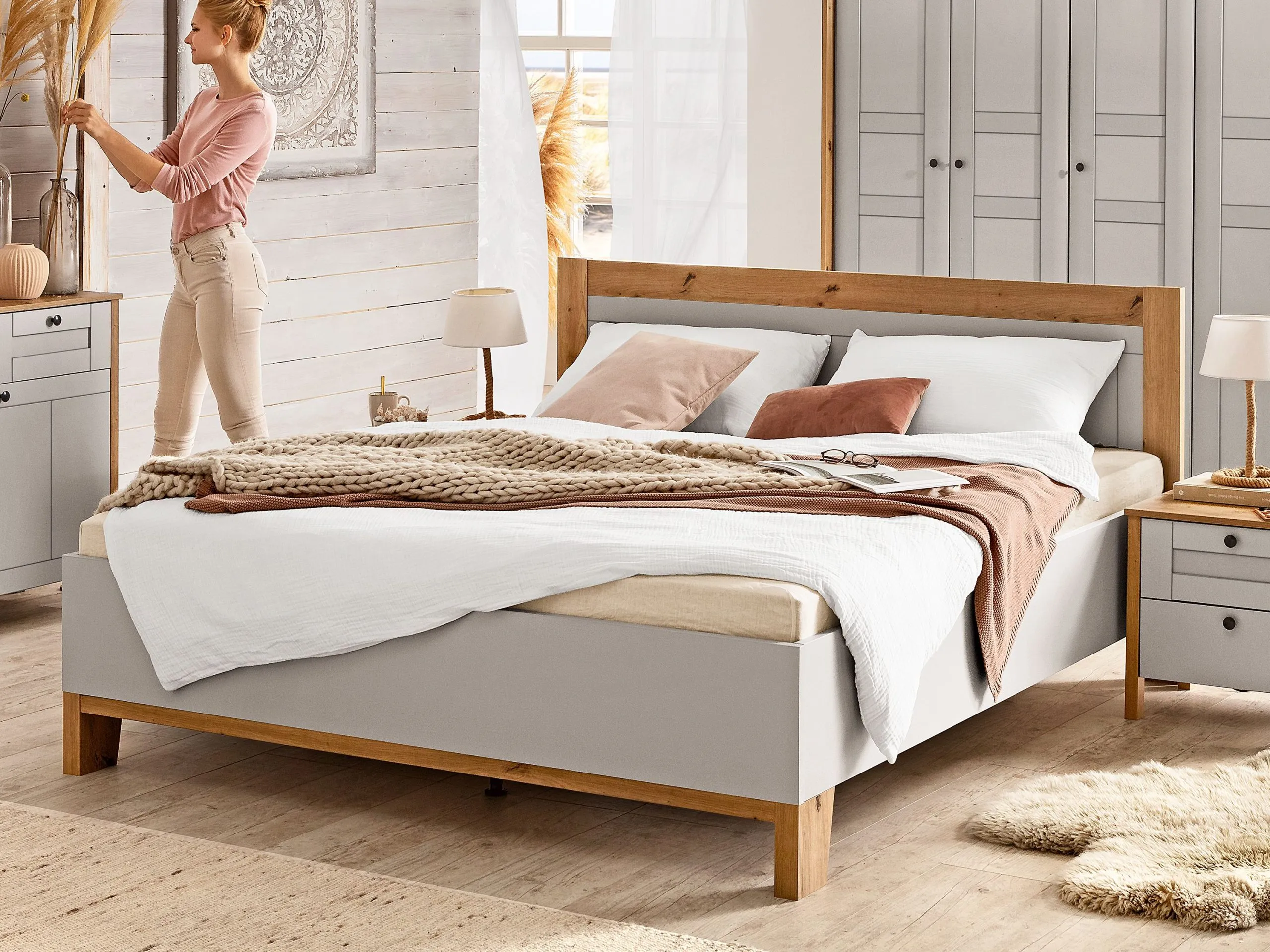 Holzbett SANSIBAR TIBRO 417224