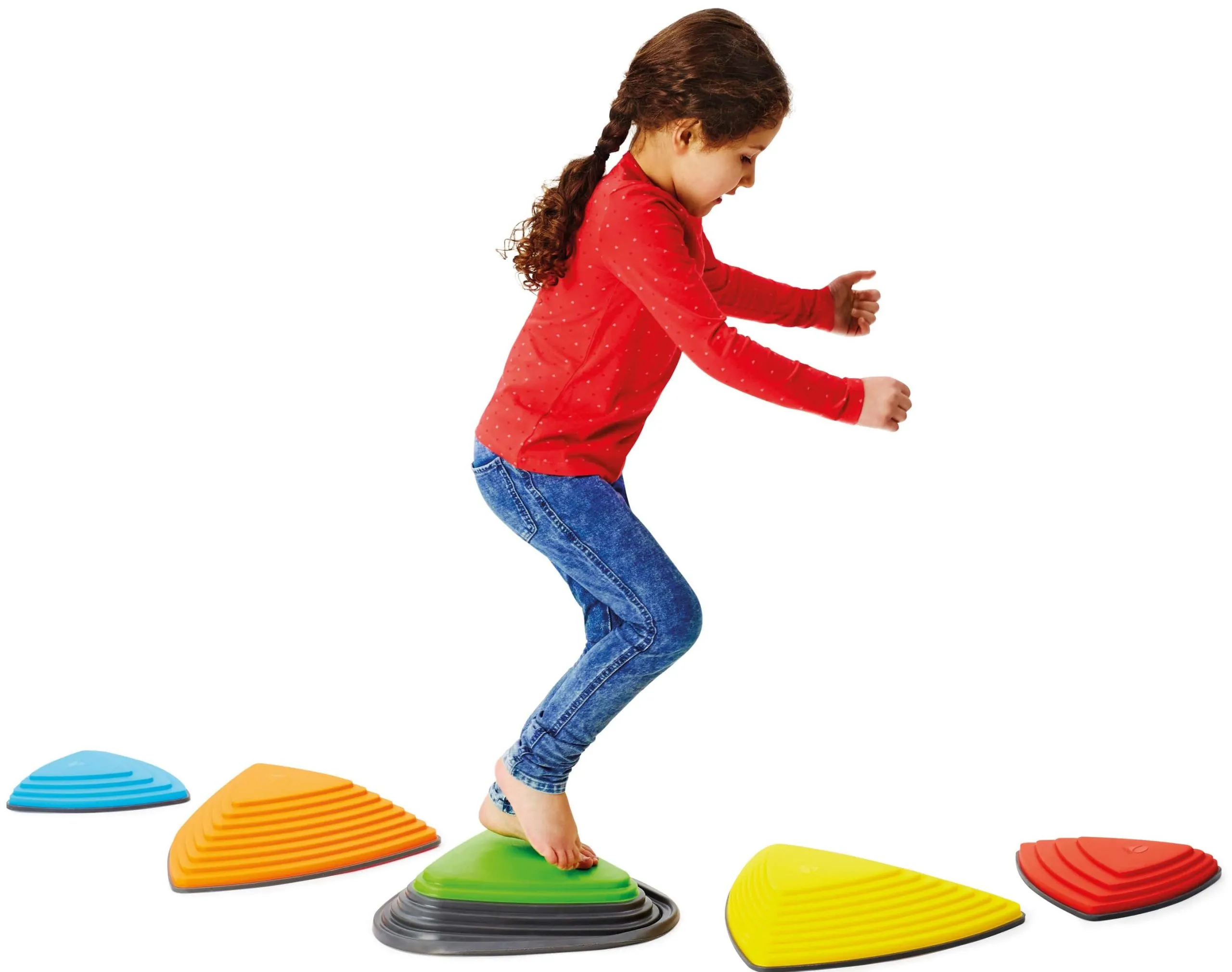 Gonge Balancier-Element "Fluss-Stein Bouncing" im 5er-Set