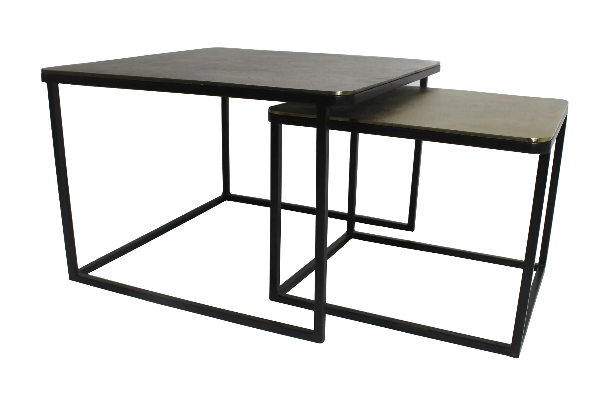 Beistelltisch 'Lydia' Aluminium M, B 60 cm, T 60 cm, H 41 cm