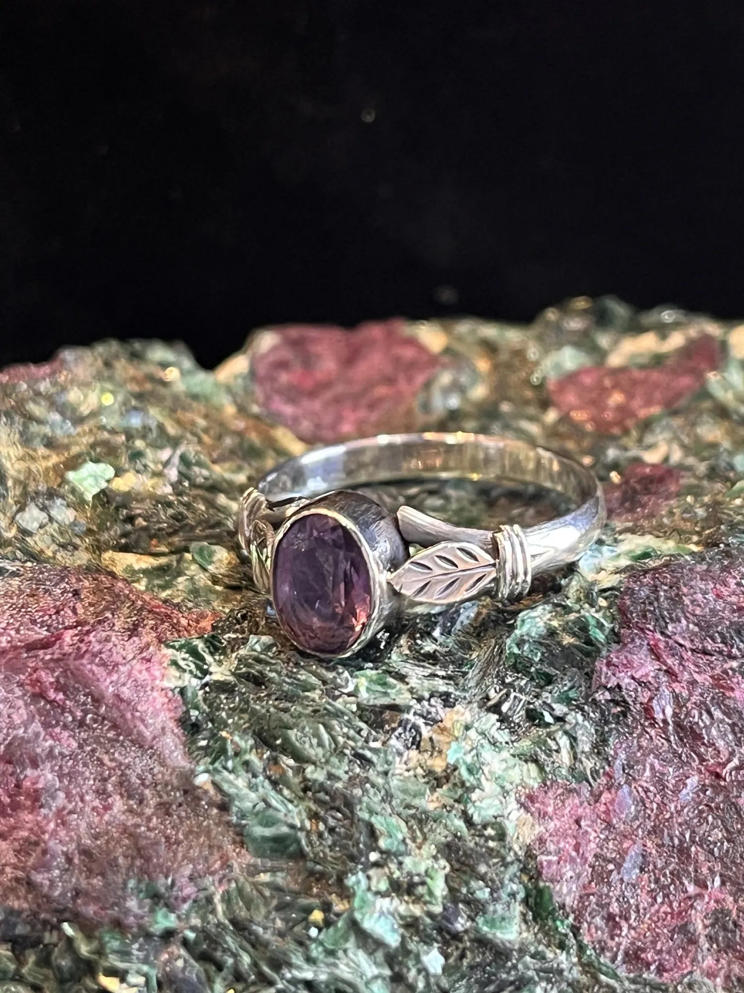 Ring 'Amethyst' in 925 Silber