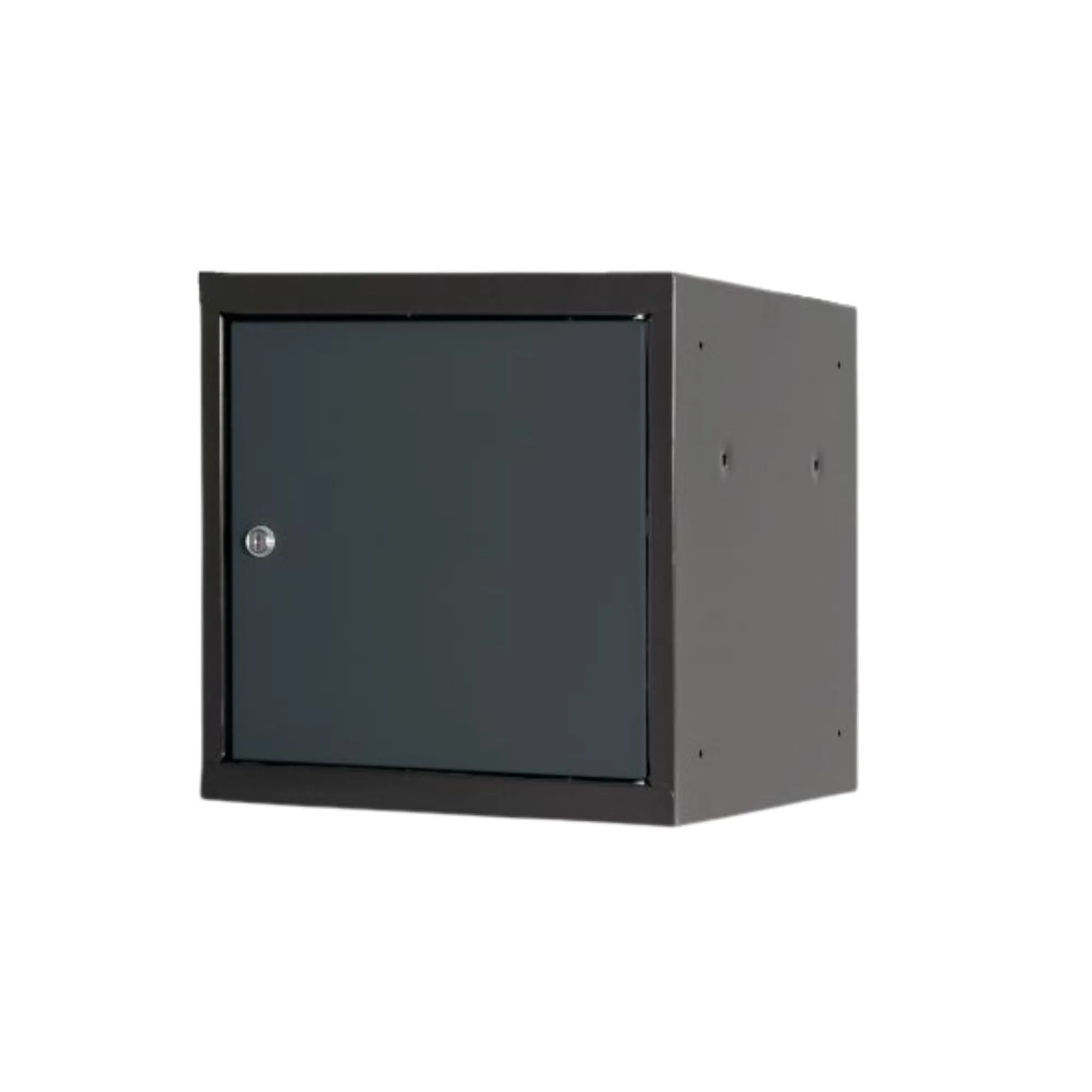 Schließfachwürfel Blocky mit Zylinderschloss + 2 Schlüssel | HxBxT 40x40x40cm | Anthrazit/Anthrazitgrau