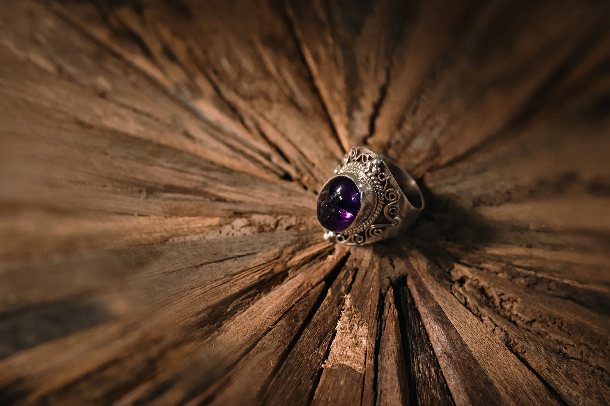 Ring 925er Silber mit Amethyst