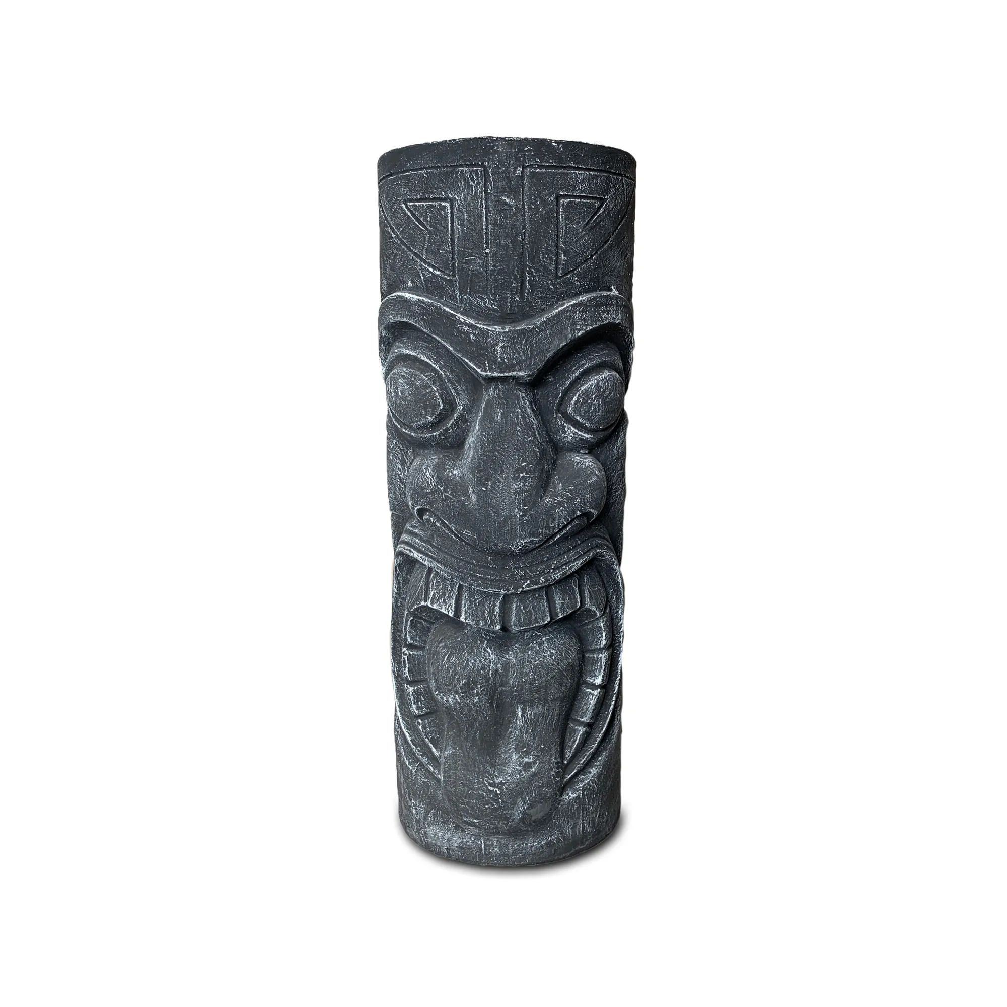 Zement-Pflanztopf 'Topeng', H 80 cm, Ø 28 cm