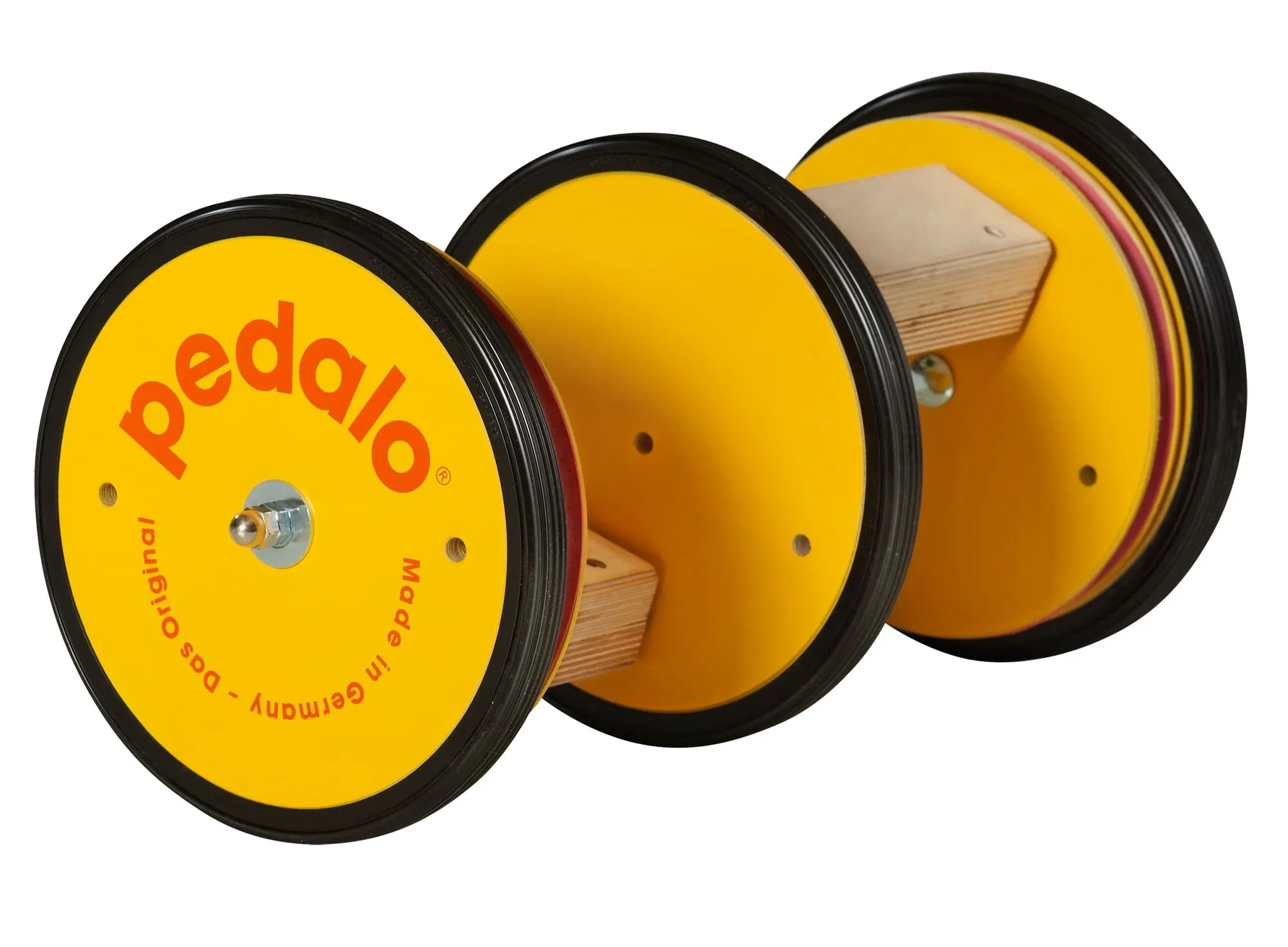 Pedalo Slalom mit drehbaren Trittflächen