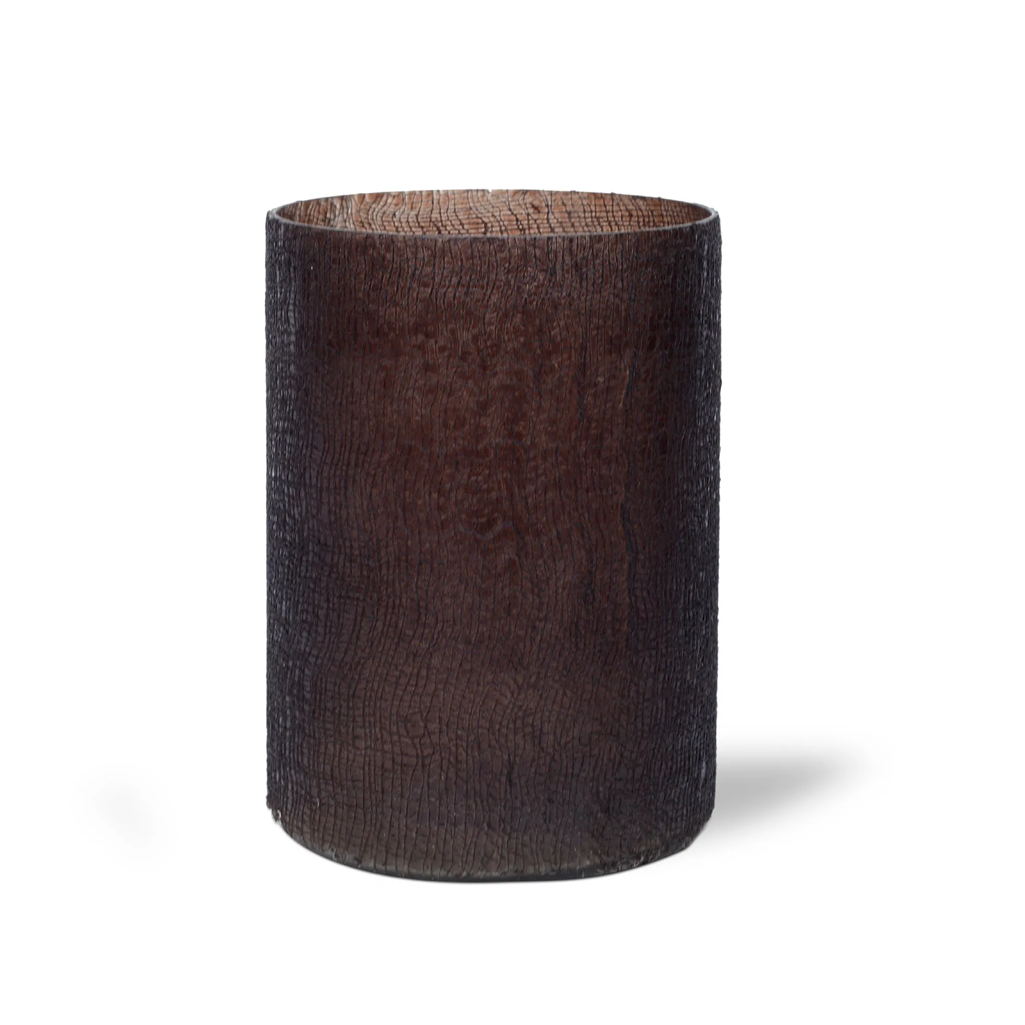 Windlicht 'Maille', braun, Ø 12 cm, H 16,5 cm