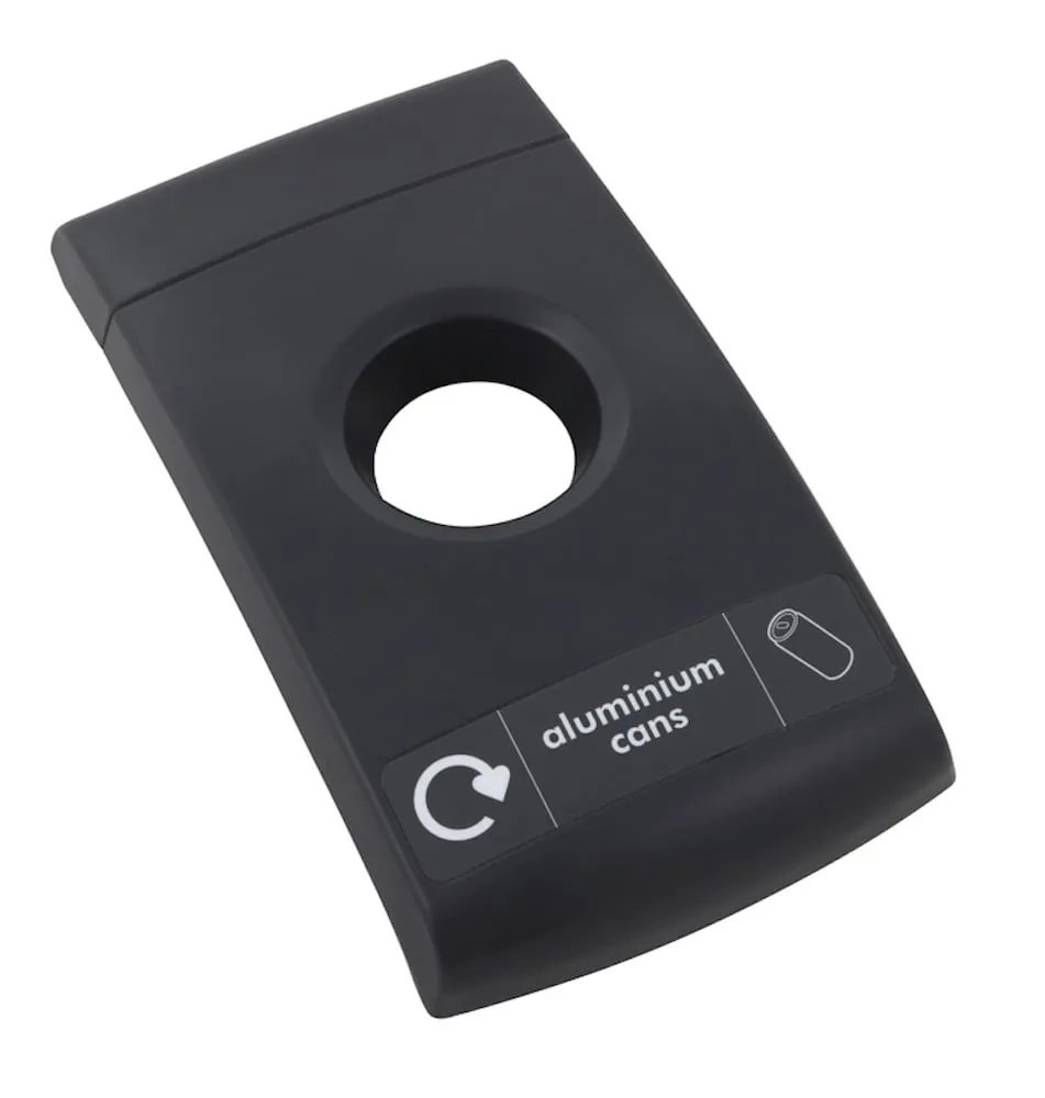 Deckel "Dosen" für Wertstoffsammler Envirobin 55 & 82 Liter |HxBxT 9,6x30,8x52cm | Kunststoff | Grau