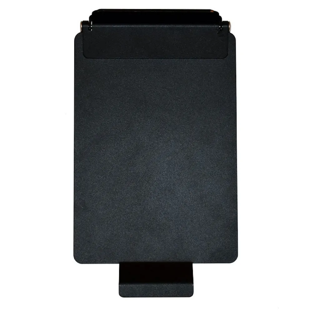 Deckel mit Dämpfungssystem für Wertstoffsammler RecycloFlex 60 | HxBxT 2,3x18x31,8cm | Aluminium | Schwarz