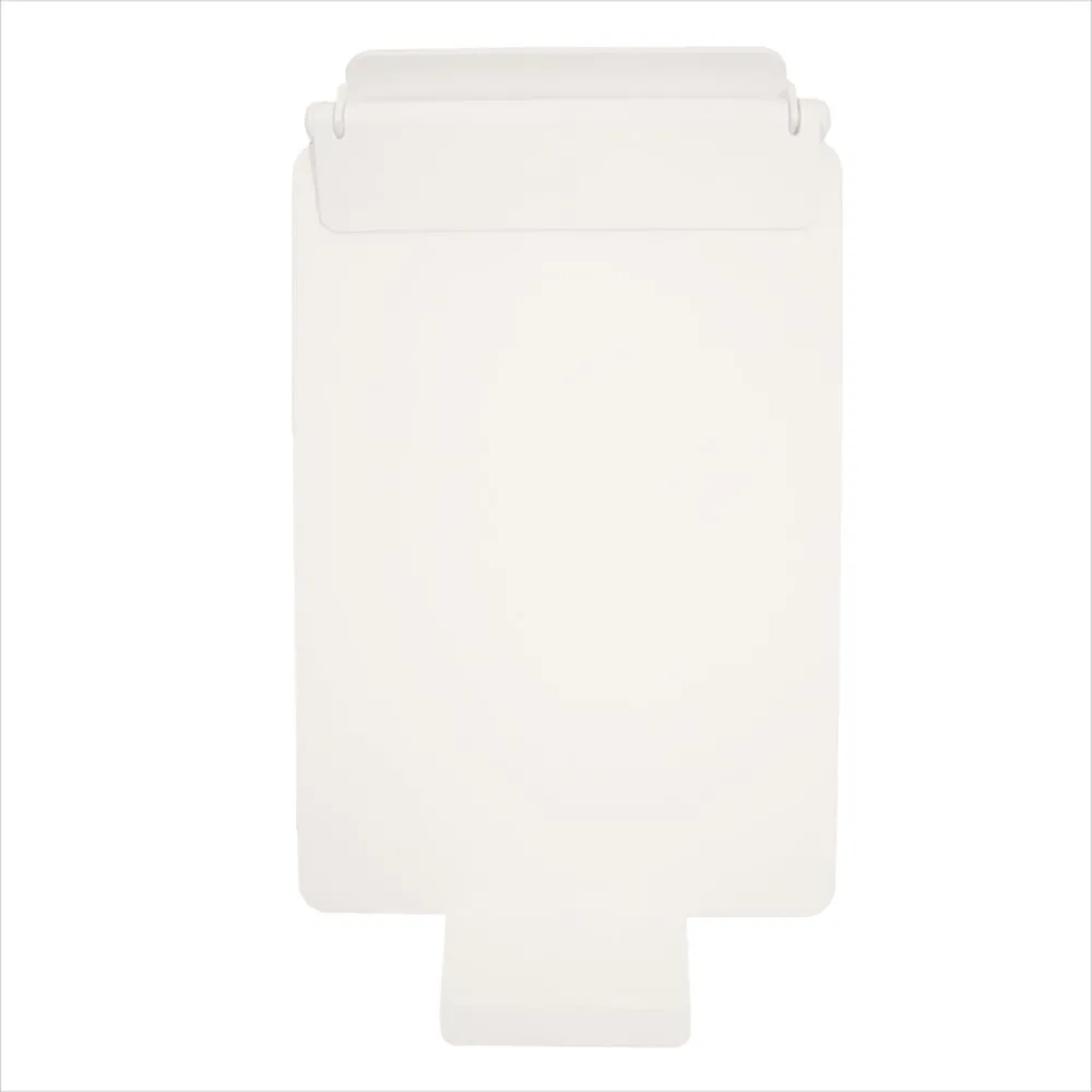 Deckel mit Dämpfungssystem für Wertstoffsammler RecycloFlex 60 | HxBxT 2,3x18x31,8cm | Aluminium | Weiß