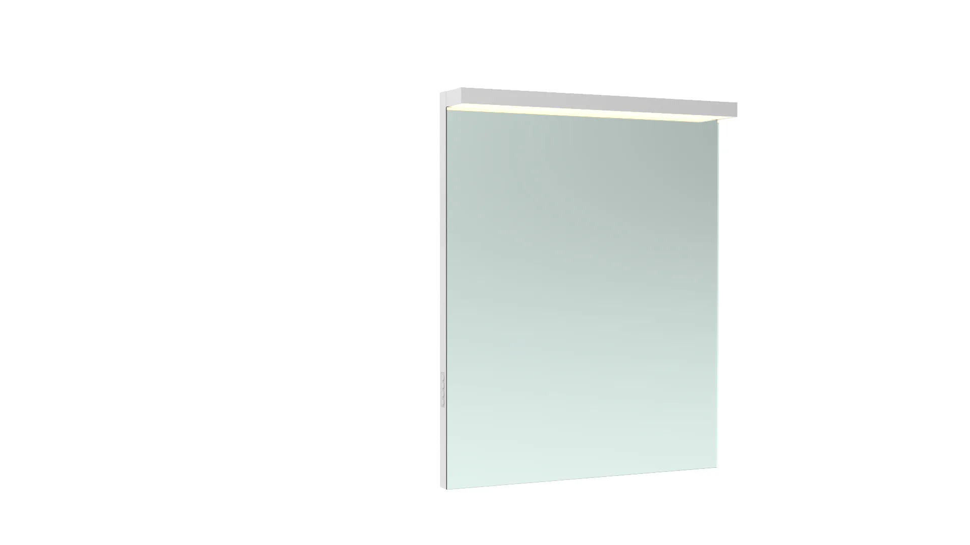 Schneider Spiegel „BORDOTW“ in silbereloxiert