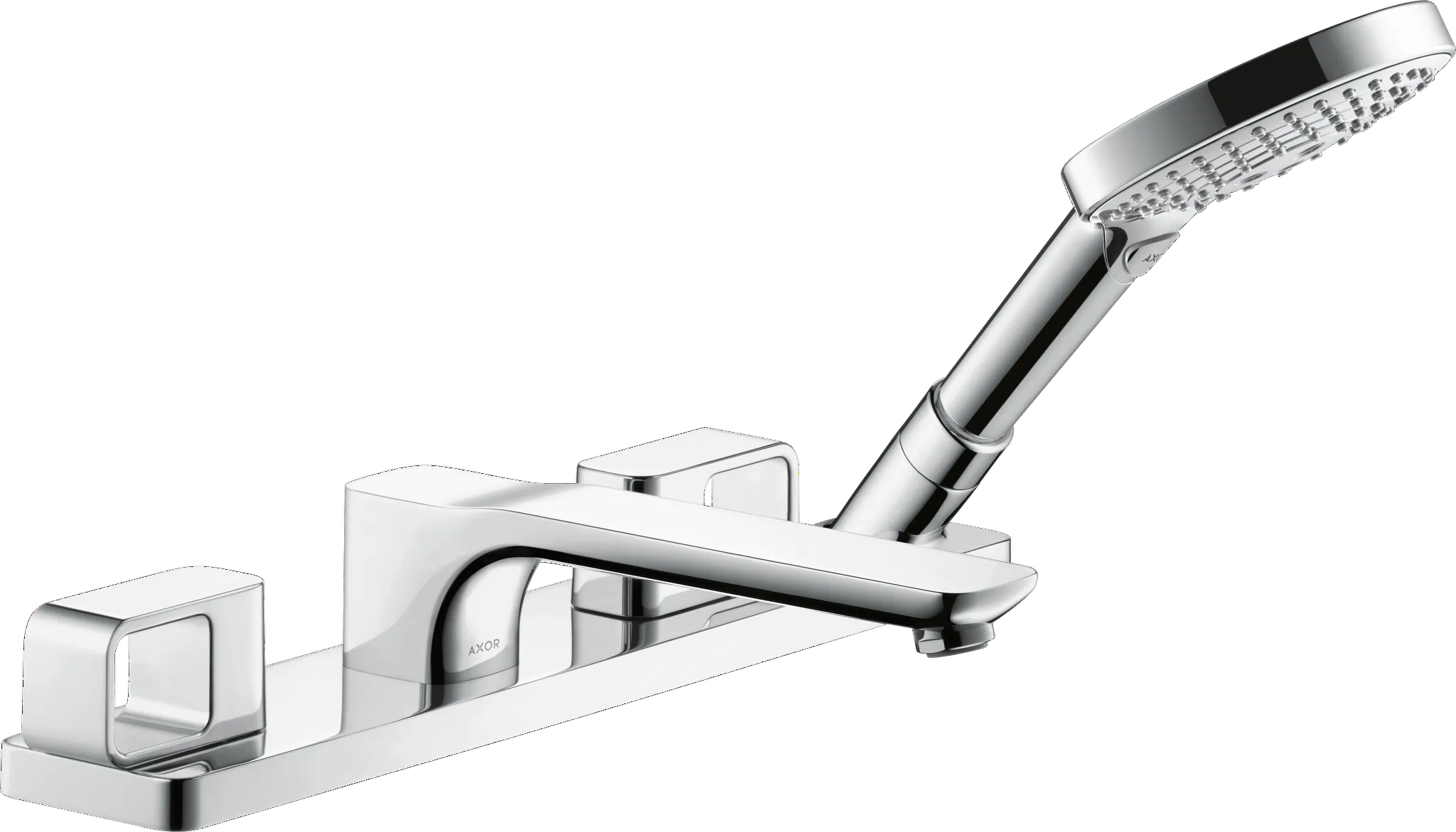 4-Loch Wannenarmatur Axor Urquiola F-Set f.Fliesenrand chrom