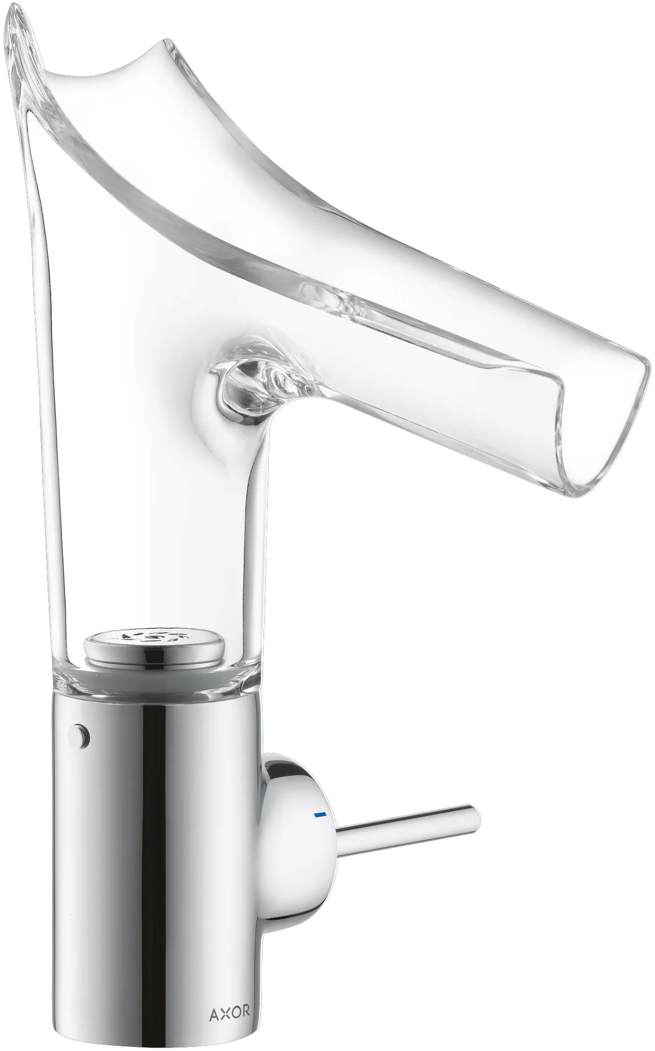Waschtischmischer Axor Starck V chrom Nicht für (halb-)öf.Bereich empfohlen.