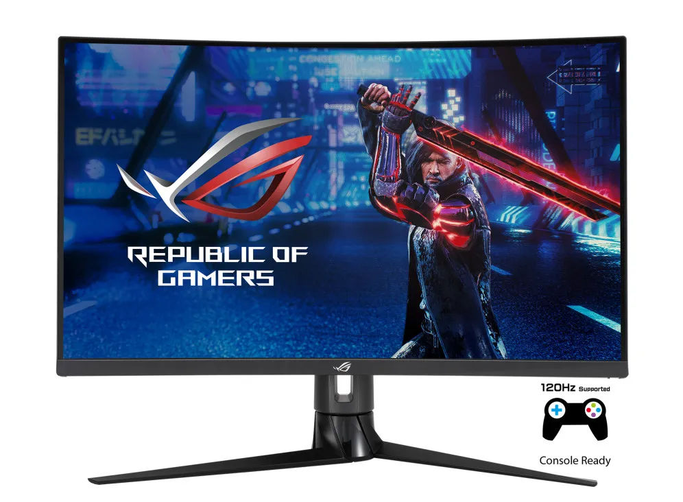 Asus ROG Strix XG32VC 32" VA Monitor, 2560 x 1440 QHD / WQHD, 144Hz, 1ms