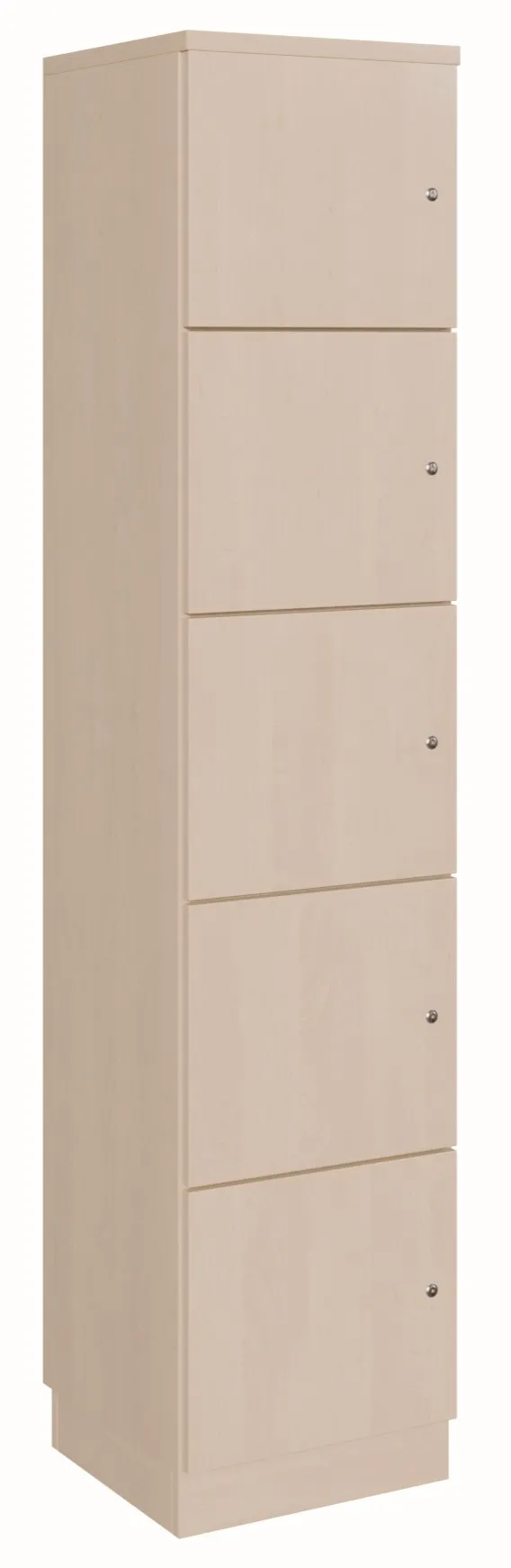 Schließfachschrank mit 5 Schließfächern