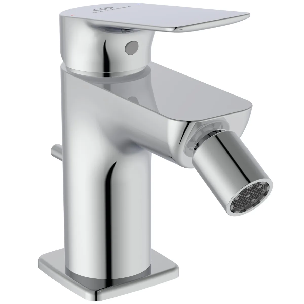 Bidetarmatur Ceralife C Ausladung 95mm mit Ablaufgarnitur Chrom