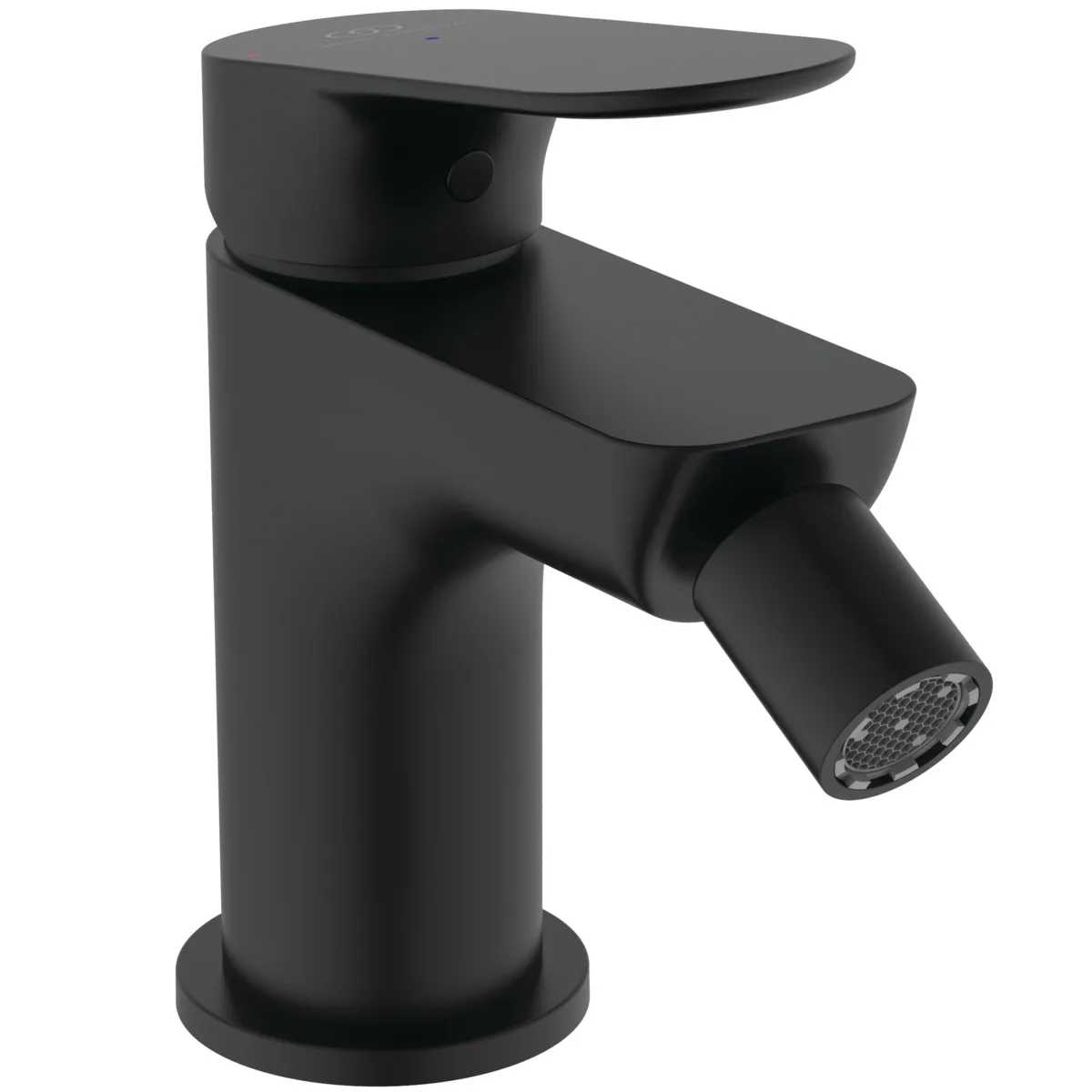 Bidetarmatur Ceralife O Ausladung 95mm mit Push-Open Ventil BlueStart Chrom