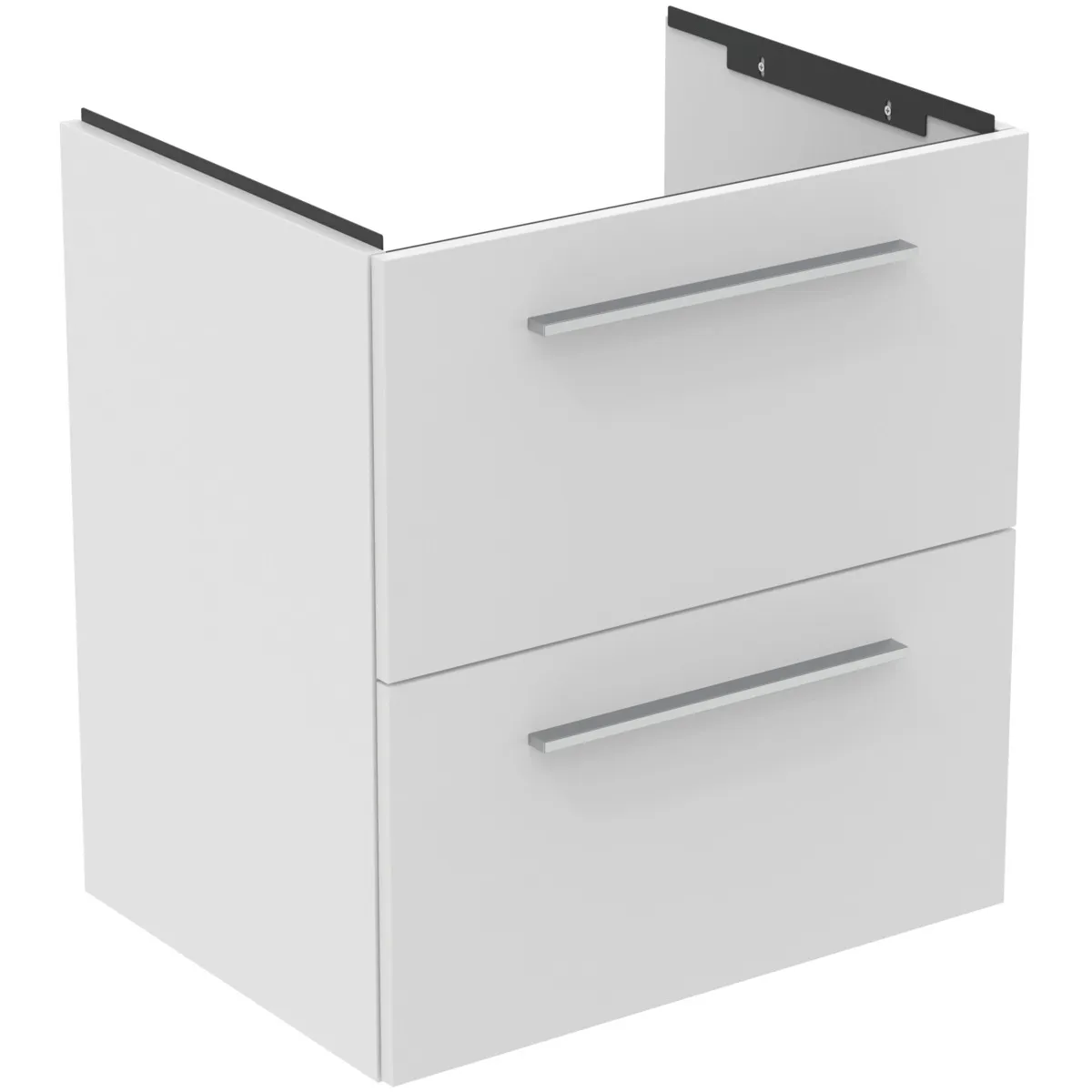 Waschtischunterschrank i.life A 2 Auszüge 580x440x630mm Weiß matt