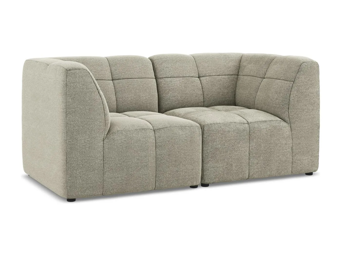 2-Sitzer Sofa - - Bouclé - Taupe - ALOHA