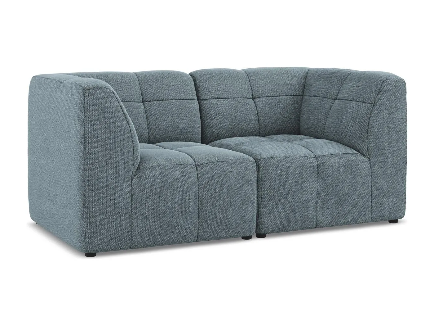 2-Sitzer Sofa - - Bouclé - Jeans - ALOHA