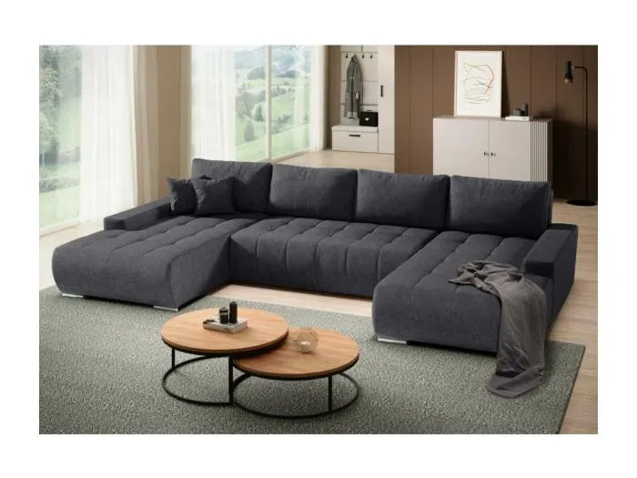 WOHNLANDSCHAFT Draco U Anthrazit