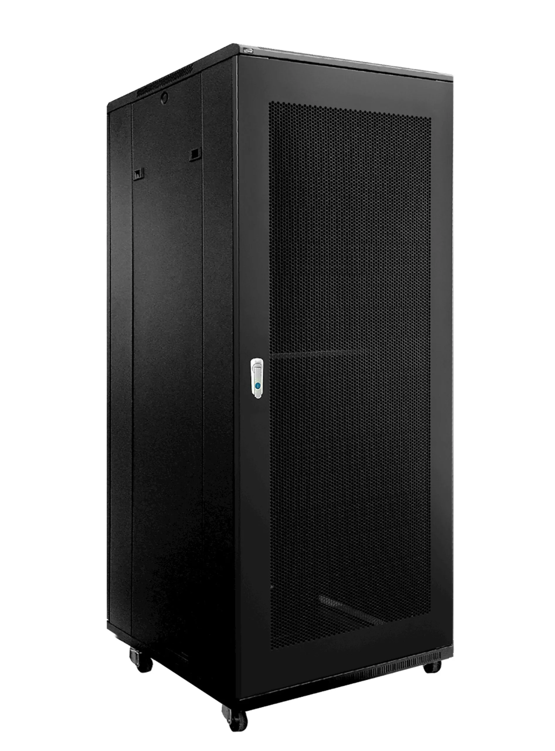 Caymon SPR632 19" Rack-Schrank mit Rollen, 32HE, 600x1610x600mm, 74kg, schwarz (RAL9004)