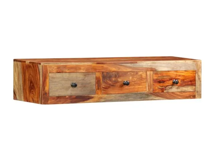 Wand-Konsolentisch 100x25x20 cm Massivholz Akazie