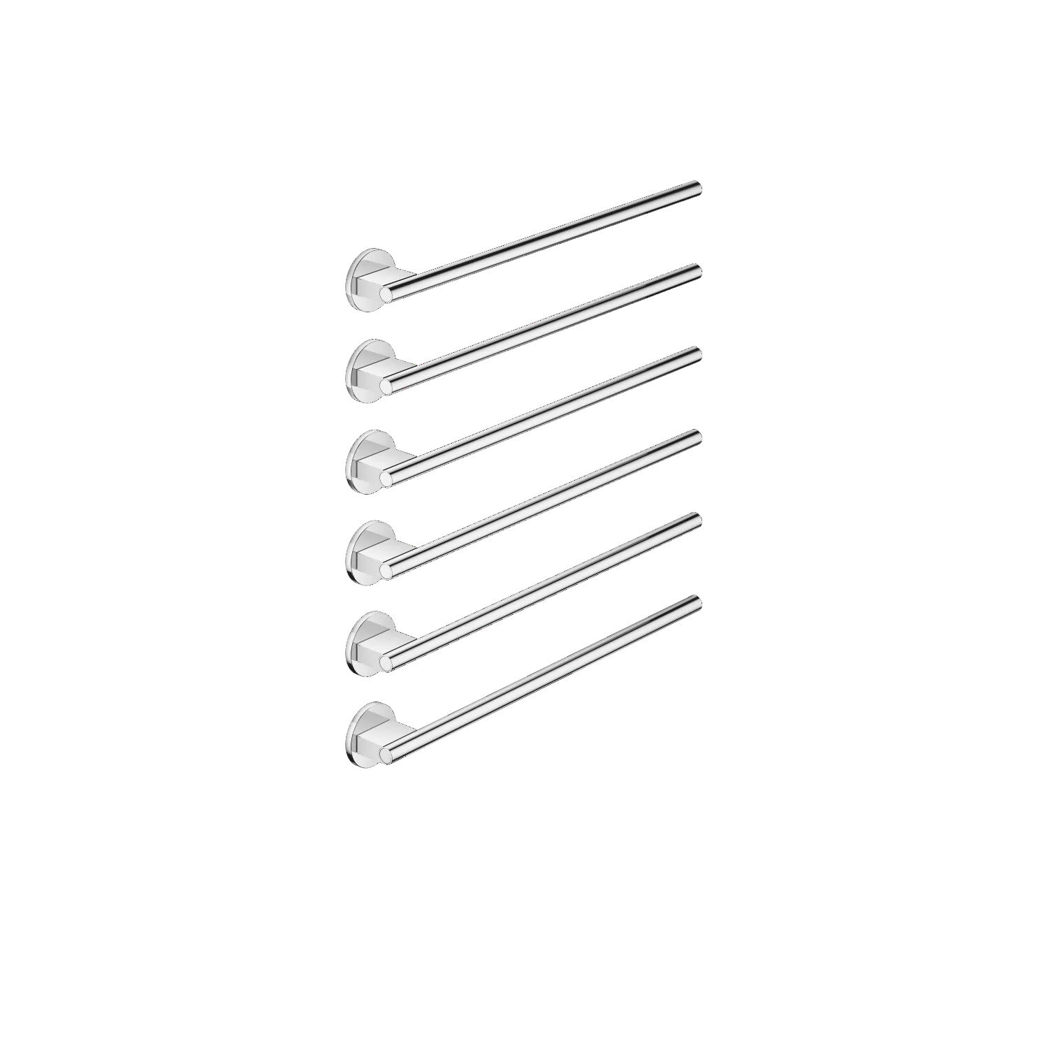 Handtuchwärmer, 6-fach SERIENSPEZIFISCH Chrom 83316979