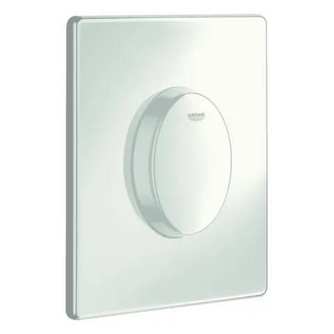 WC-Betätigung Skate Air 38564, 156 x 197 mm, für 1-Mengen-Betätigung, senkrechte Montage, alpinweiß