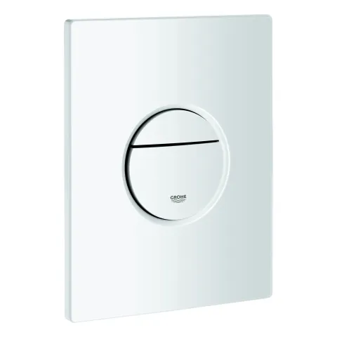 WC-Betätigung Nova Cosmopolitan 38765, senkrechte und waagerechte Montage, alpinweiß