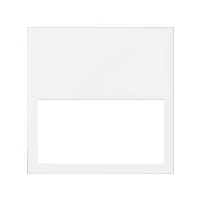 1-fach Rahmen minimal mattweiß Simon 100