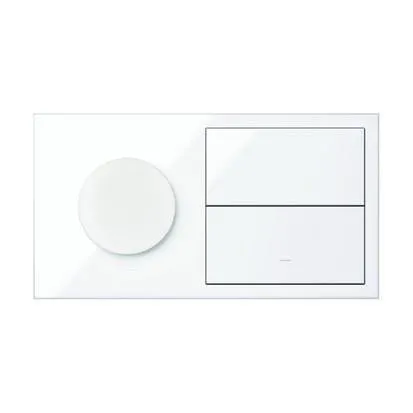 2-fach Panel IP44 1x Steckdose + 1x Wippe weiß Simon 100