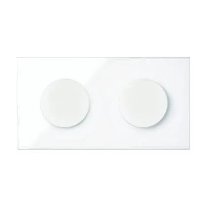 2-fach Panel IP44 2x Steckdose weiß Simon 100