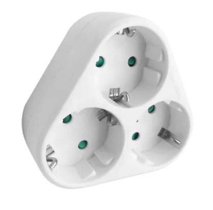 3x2P+Z geerdeter Verteiler weiß ORNO OR-AE-13178