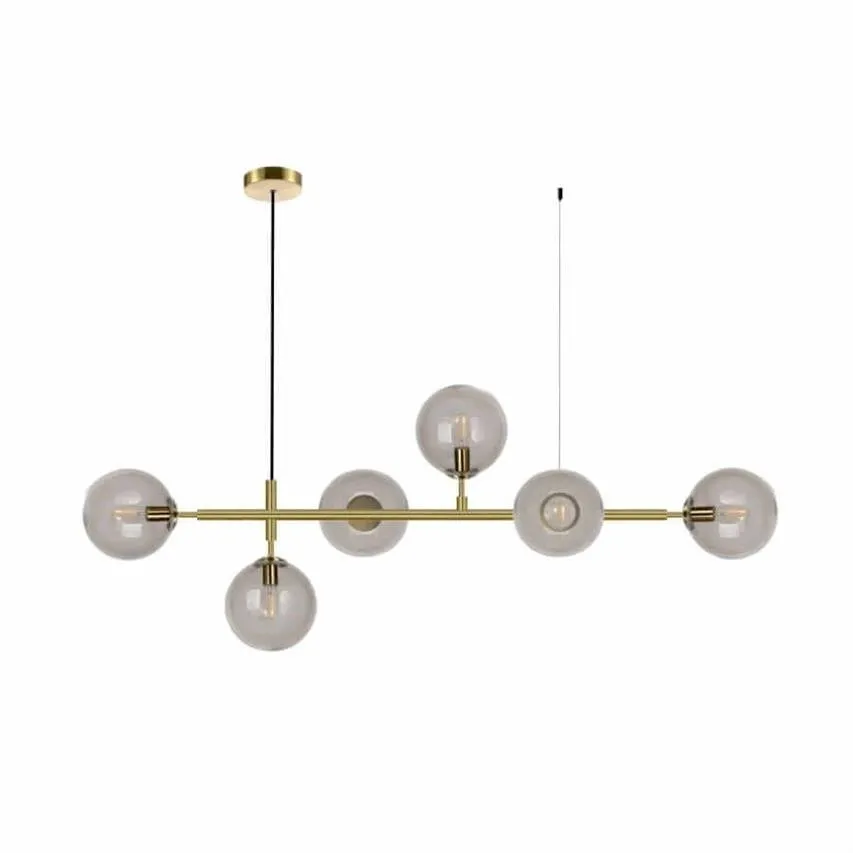 ALISA Hängeleuchte 6xE14 gold LP-005/6P TR Light Prestige