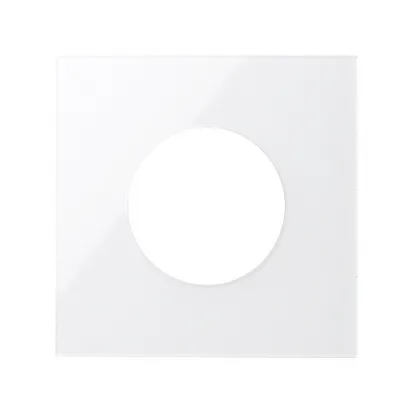 Deckel für Euro-Amerikanische Steckdose weiß Simon 100