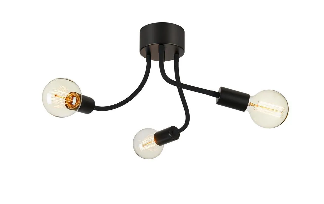 Deckenleuchte MEDUSA 3L 3XE27 Schwarz Marksoljd 107930