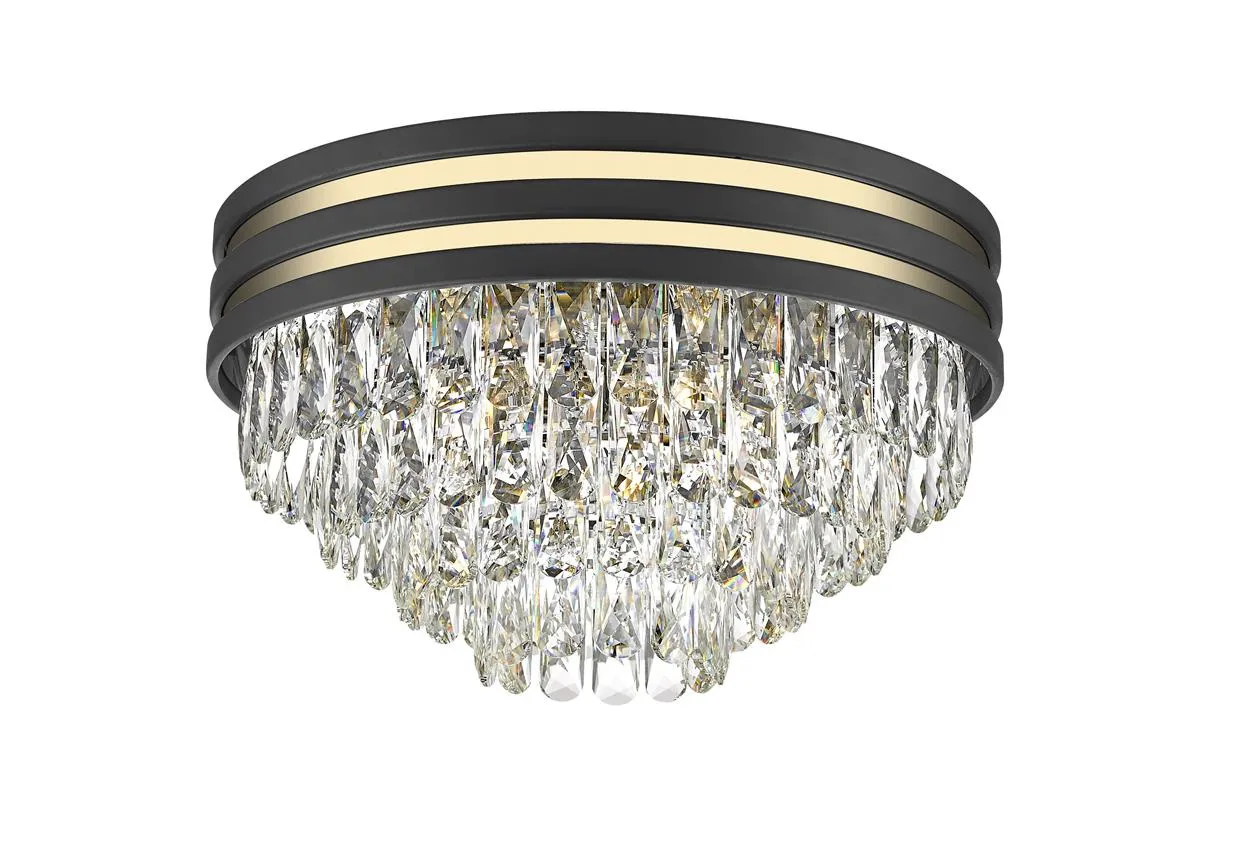 Deckenleuchte NAICA schwarz matt, gold, silber 5x E14 max 40W IP20 Zuma line