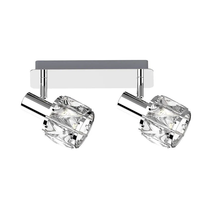 Deckenleuchte NIASA silber, chrom 2x E14 max 40W IP20 Zuma line