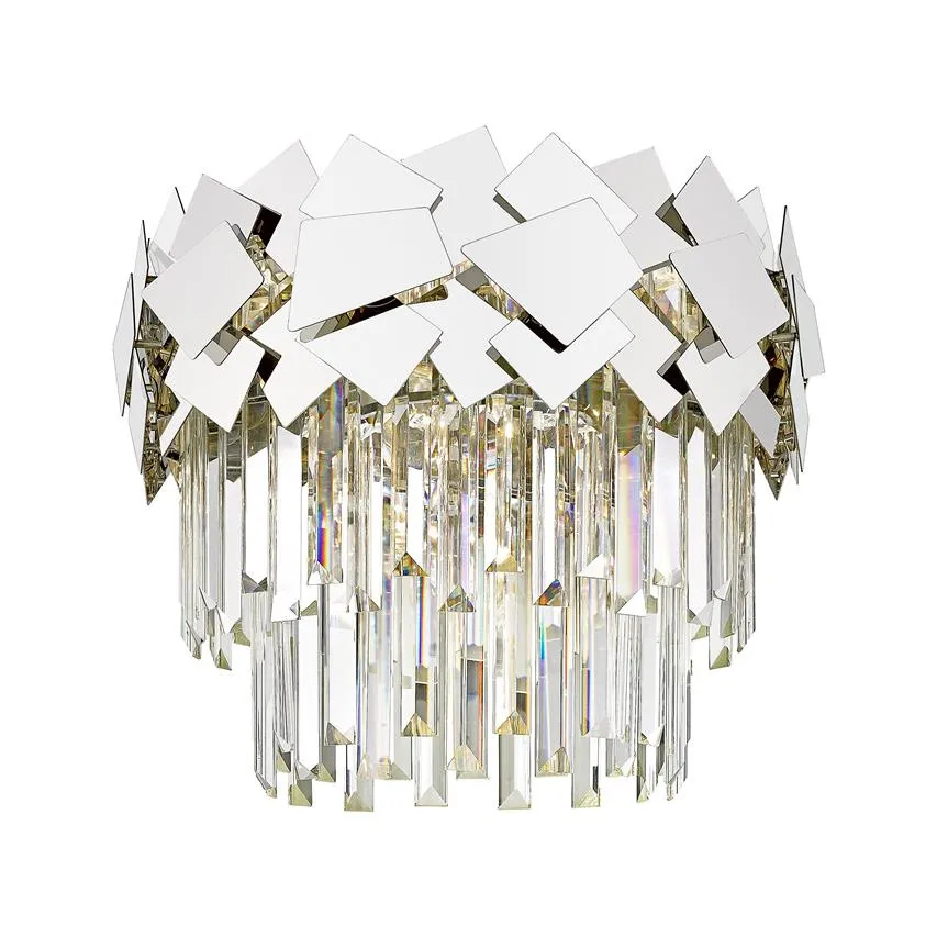 Deckenleuchte QUASAR transparent, silber 5x E14 max 40W IP20 Zuma line