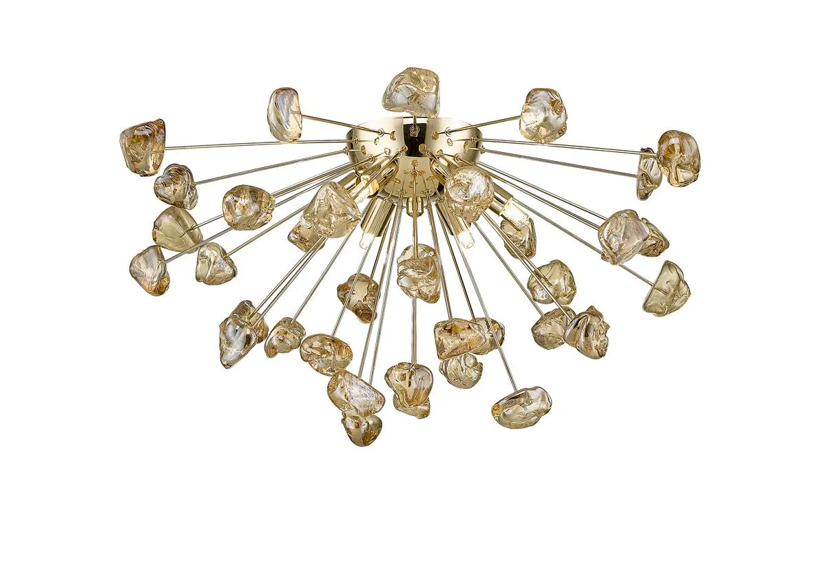 Deckenleuchte STAR gold, amber 6x G9 max 42W IP20 Zuma line