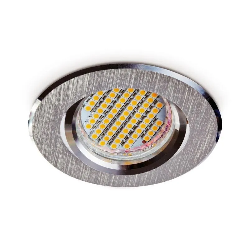 Dekorativer Ring rund zur Fassung Leuchte OH29 verstellbar Chrom Kobi