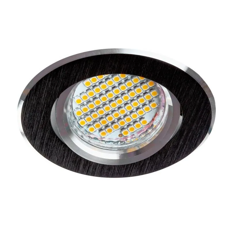 Dekorativer Ring rund zur Fassung Leuchte OH29 verstellbar schwarz Kobi